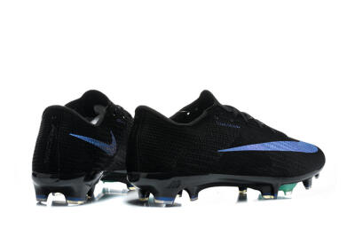 Unisex Nike Air Zoom Mercurial Superfly 11 Elite FG Firm Ground Low-Tops Football Boots - Black/Black/Laser Blue