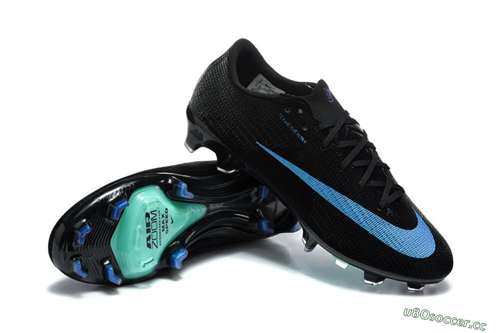 Unisex Nike Air Zoom Mercurial Superfly 11 Elite FG Firm Ground Low-Tops Football Boots - Black/Black/Laser Blue 4