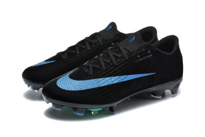 Unisex Nike Air Zoom Mercurial Superfly 11 Elite FG Firm Ground Low-Tops Football Boots - Black/Black/Laser Blue