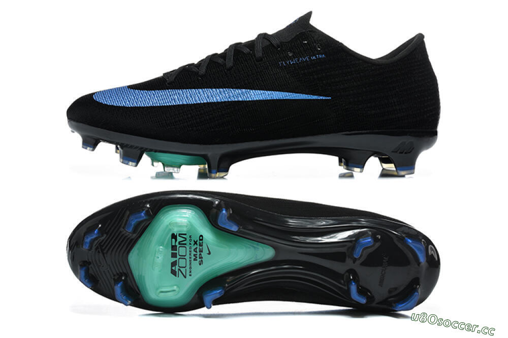 Unisex Nike Air Zoom Mercurial Superfly 11 Elite FG Firm Ground Low-Tops Football Boots - Black/Black/Laser Blue 1