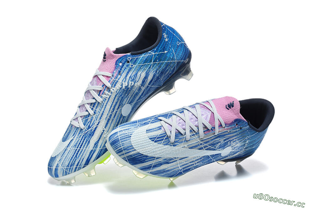 Unisex Nike Air Zoom Mercurial Superfly 11 Elite FG Firm Ground Low-Tops Football Boots - Blue/Baltic Blue/Neon Lime 6