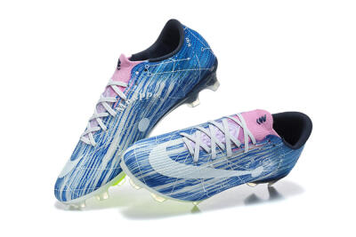 Unisex Nike Air Zoom Mercurial Superfly 11 Elite FG Firm Ground Low-Tops Football Boots - Blue/Baltic Blue/Neon Lime
