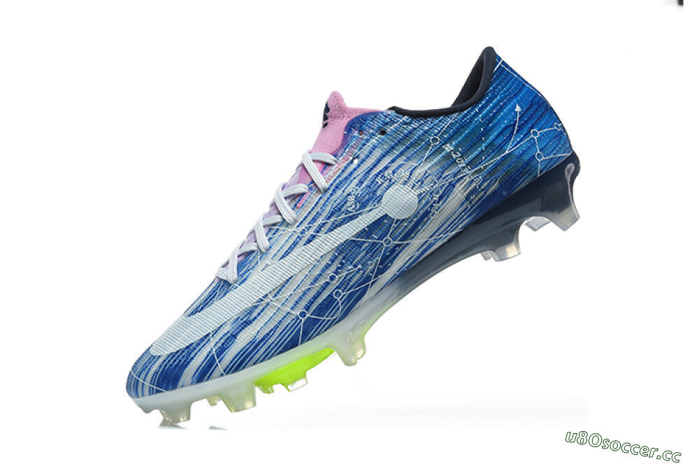Unisex Nike Air Zoom Mercurial Superfly 11 Elite FG Firm Ground Low-Tops Football Boots - Blue/Baltic Blue/Neon Lime 8