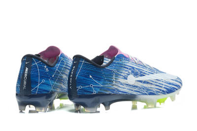 Unisex Nike Air Zoom Mercurial Superfly 11 Elite FG Firm Ground Low-Tops Football Boots - Blue/Baltic Blue/Neon Lime