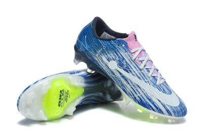 Unisex Nike Air Zoom Mercurial Superfly 11 Elite FG Firm Ground Low-Tops Football Boots - Blue/Baltic Blue/Neon Lime