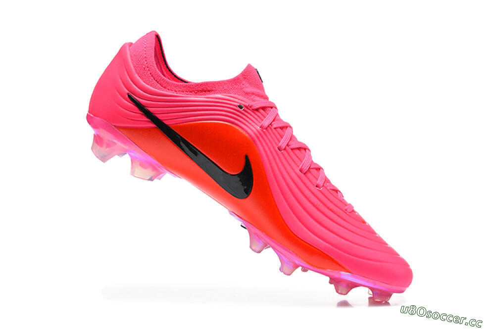 Men's Nike Tiempo Legend 11 Elite FG Firm Ground Low-Tops Football Boots - Pink/Hyper Pink/Sunset Glow 7