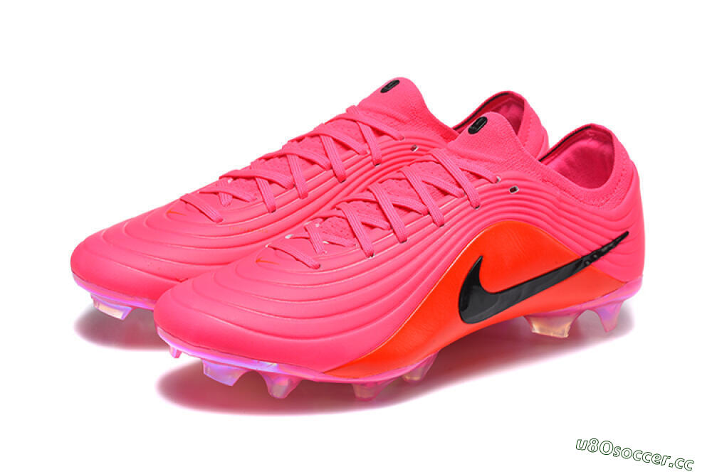 Men's Nike Tiempo Legend 11 Elite FG Firm Ground Low-Tops Football Boots - Pink/Hyper Pink/Sunset Glow 5