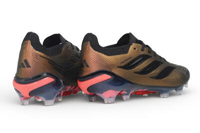 Unisex Adidas Predator 26 Elite FG Firm Ground Low-Tops Football Boots - Bronze/Metallic Bronze/Core Black