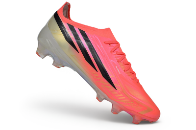 Adidas F50 Hyperfast Elite FG Firm Ground Low-Tops Football Boots - Pink/Solar Pink/Lucid Lemon