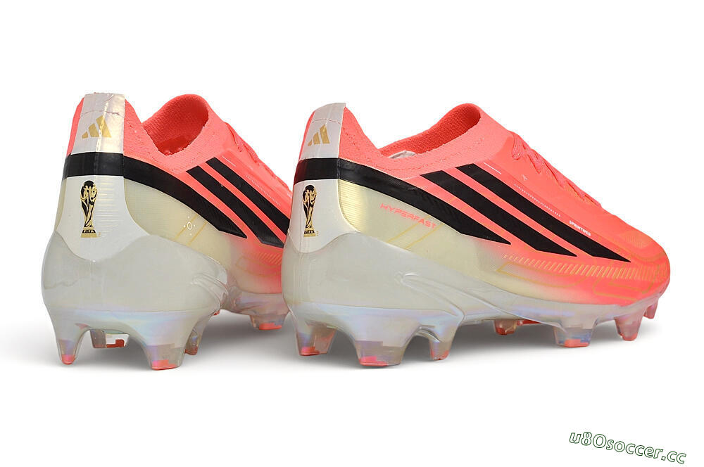 Adidas F50 Hyperfast Elite FG Firm Ground Low-Tops Football Boots - Pink/Solar Pink/Lucid Lemon 7