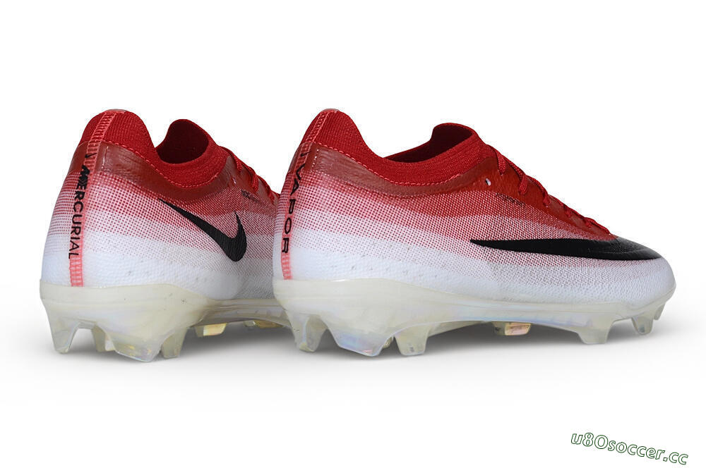 Unisex Nike Air Zoom Mercurial Vapor 17 Elite FG Firm Ground Low-Tops Football Boots - Red/University Red/White 6