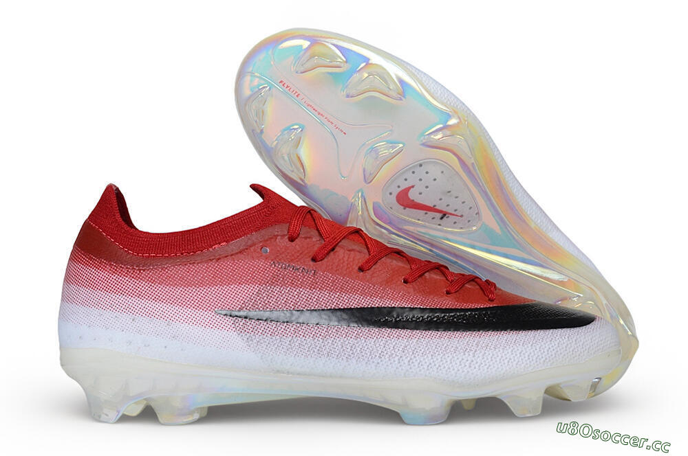Unisex Nike Air Zoom Mercurial Vapor 17 Elite FG Firm Ground Low-Tops Football Boots - Red/University Red/White 2