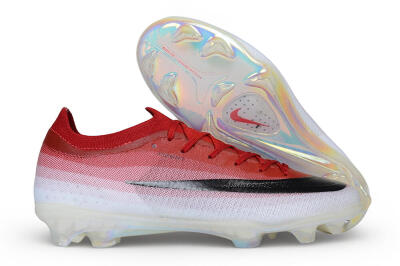 Unisex Nike Air Zoom Mercurial Vapor 17 Elite FG Firm Ground Low-Tops Football Boots - Red/University Red/White