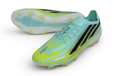 Adidas F50 Hyperfast Elite FG Firm Ground Low-Tops Football Boots - Turquoise/Mint Green/Electric Yellow