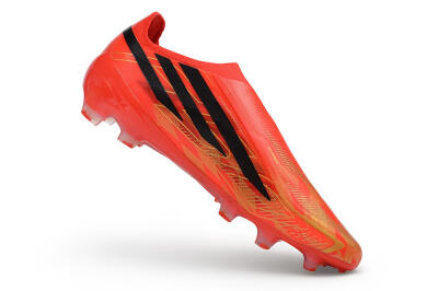  Adidas F50 Hyperfast Elite Laceless FG Firm Ground Low-Tops Football Boots - Red/Solar Red/Core Black