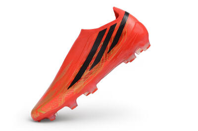  Adidas F50 Hyperfast Elite Laceless FG Firm Ground Low-Tops Football Boots - Red/Solar Red/Core Black