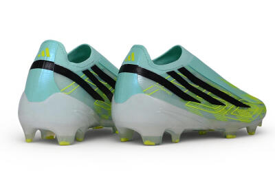  Adidas F50 Hyperfast Elite Laceless FG Firm Ground Low-Tops Football Boots - Green/Mint Rush/Solar Yellow