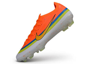 Unisex Nike Air Zoom Mercurial Vapor 17 Elite FG Firm Ground Low-Tops Football Boots - Orange/Bright Mango/Volt Blue