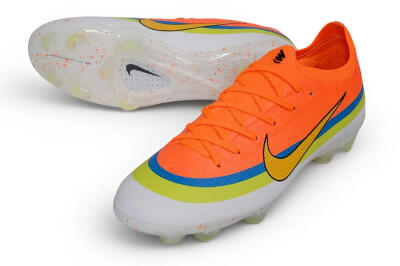 Unisex Nike Air Zoom Mercurial Vapor 17 Elite FG Firm Ground Low-Tops Football Boots - Orange/Bright Mango/Volt Blue