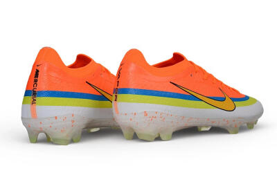 Unisex Nike Air Zoom Mercurial Vapor 17 Elite FG Firm Ground Low-Tops Football Boots - Orange/Bright Mango/Volt Blue