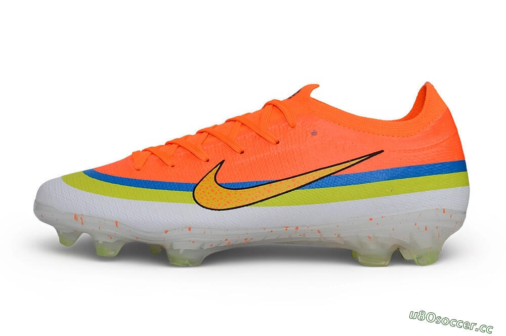Unisex Nike Air Zoom Mercurial Vapor 17 Elite FG Firm Ground Low-Tops Football Boots - Orange/Bright Mango/Volt Blue 0