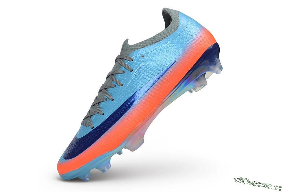 Unisex Nike Air Zoom Mercurial Vapor 17 Elite FG Firm Ground Low-Tops Football Boots - Blue/Clear Blue/Bright Crimson 5