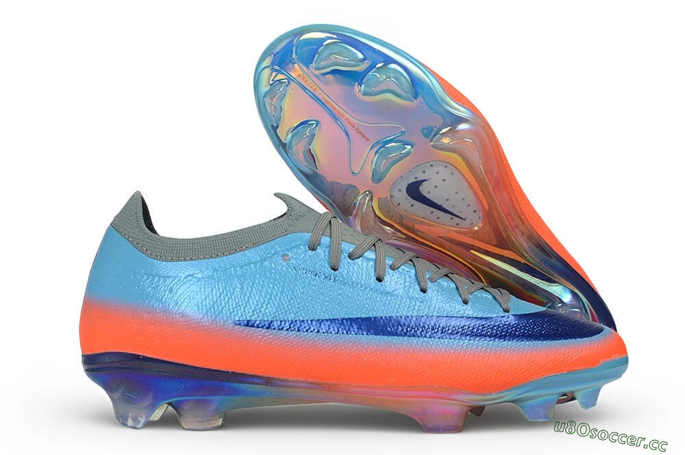 Unisex Nike Air Zoom Mercurial Vapor 17 Elite FG Firm Ground Low-Tops Football Boots - Blue/Clear Blue/Bright Crimson 2