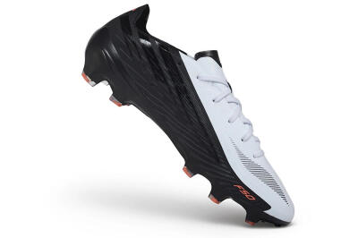Unisex Adidas F50 Hyperfast Evo FG Firm Ground Low-Tops Football Boots - White/Core Black/Solar Red