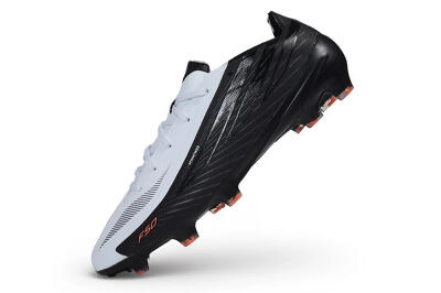Unisex Adidas F50 Hyperfast Evo FG Firm Ground Low-Tops Football Boots - White/Core Black/Solar Red