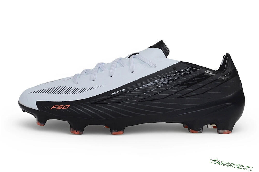 Unisex Adidas F50 Hyperfast Evo FG Firm Ground Low-Tops Football Boots - White/Core Black/Solar Red 0