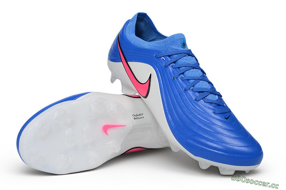 Unisex Nike Tiempo Legend 11 Elite FG Firm Ground Low-Tops Football Boots - Blue/Baltic Blue/Metallic Silver 3