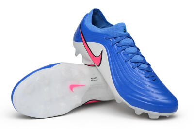 Unisex Nike Tiempo Legend 11 Elite FG Firm Ground Low-Tops Football Boots - Blue/Baltic Blue/Metallic Silver