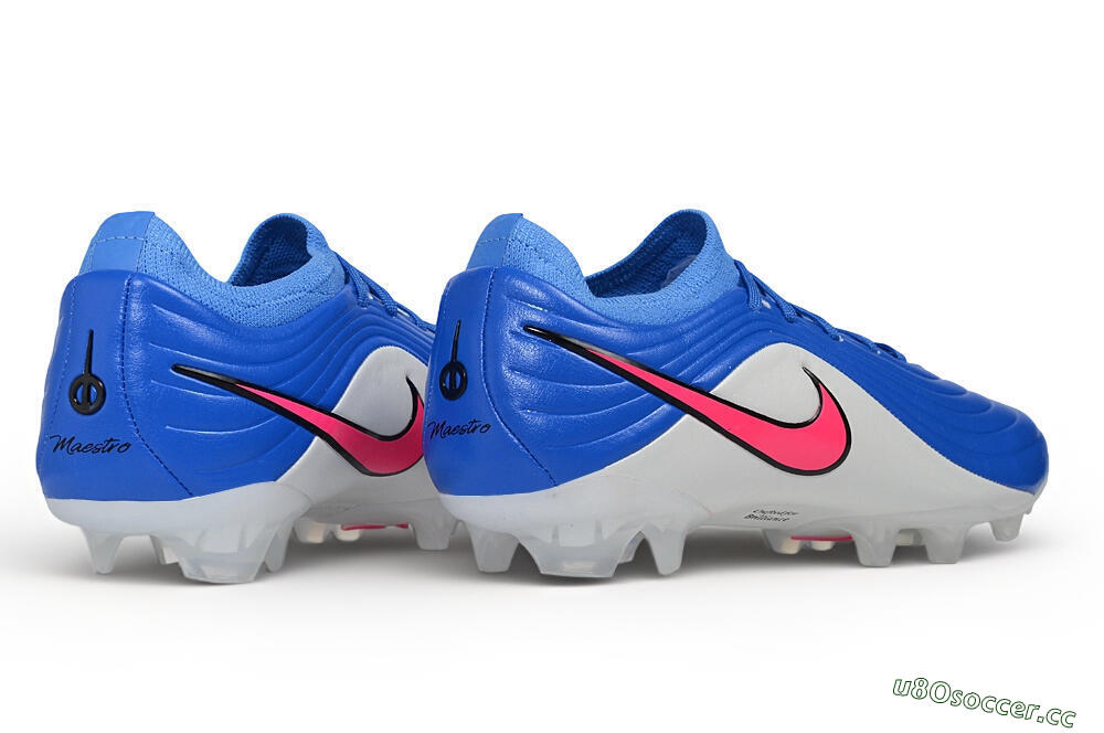 Unisex Nike Tiempo Legend 11 Elite FG Firm Ground Low-Tops Football Boots - Blue/Baltic Blue/Metallic Silver 6