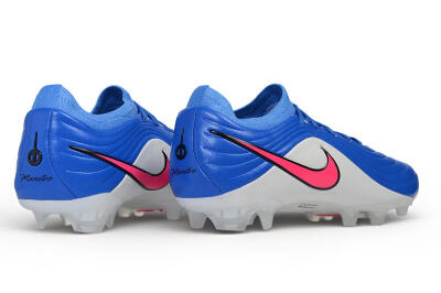Unisex Nike Tiempo Legend 11 Elite FG Firm Ground Low-Tops Football Boots - Blue/Baltic Blue/Metallic Silver