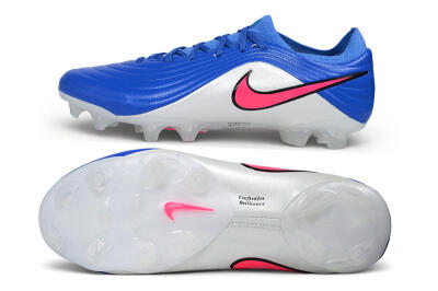 Unisex Nike Tiempo Legend 11 Elite FG Firm Ground Low-Tops Football Boots - Blue/Baltic Blue/Metallic Silver