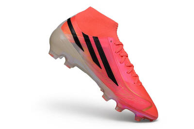 Unisex Adidas F50 Hyperfast Elite Laceless FG Firm Ground Low-Tops Football Boots - Pink/Solar Pink/Black