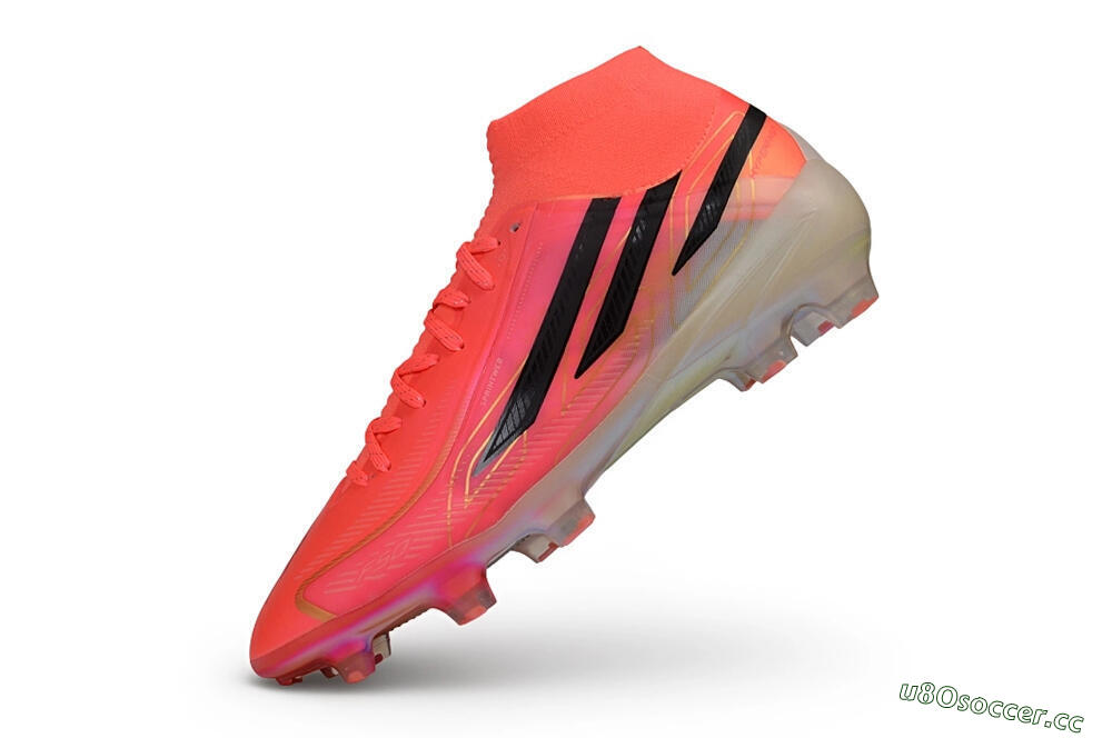 Unisex Adidas F50 Hyperfast Elite Laceless FG Firm Ground Low-Tops Football Boots - Pink/Solar Pink/Black 5