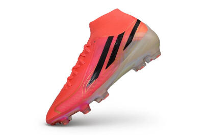Unisex Adidas F50 Hyperfast Elite Laceless FG Firm Ground Low-Tops Football Boots - Pink/Solar Pink/Black