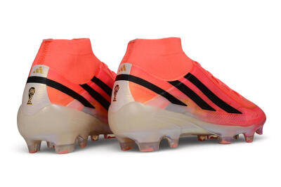 Unisex Adidas F50 Hyperfast Elite Laceless FG Firm Ground Low-Tops Football Boots - Pink/Solar Pink/Black