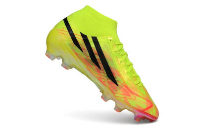 Unisex Adidas F50 Hyperfast Elite Laceless FG Firm Ground Low-Tops Football Boots - Yellow/Solar Yellow/Black