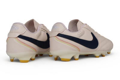 Men's Nike Tiempo Ligera Pro FG Firm Ground Low-Tops Football Boots - Pink/Barely Rose/Midnight Navy