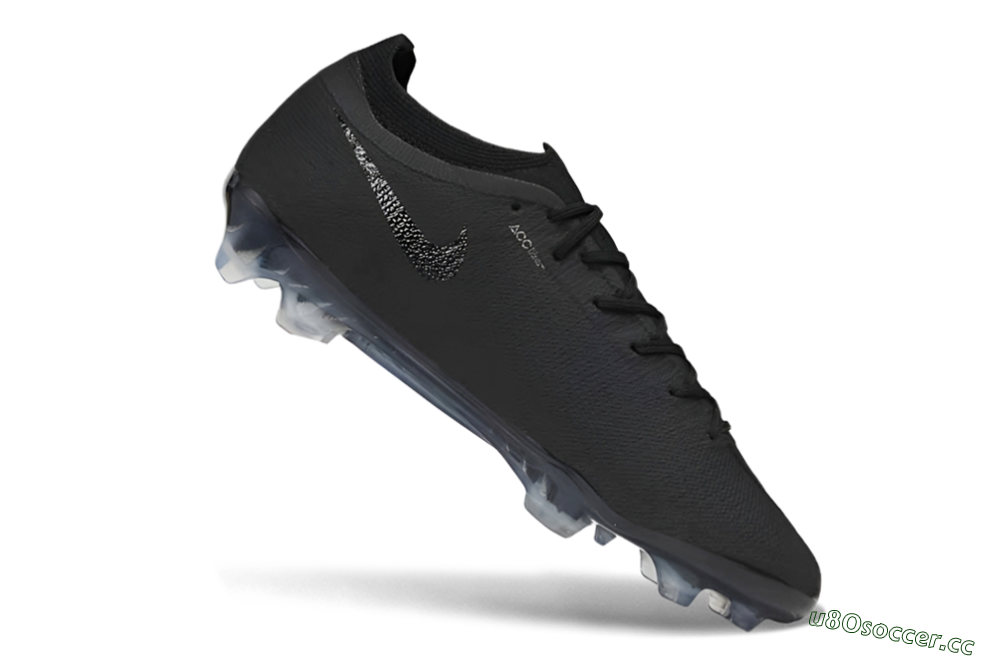 Unisex Nike Air Zoom Mercurial Vapor 17 Elite FG Firm Ground Low-Tops Football Boots - Black/Triple Black/Matte Black 4