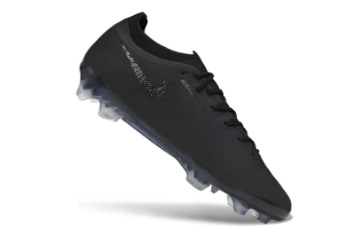 Unisex Nike Air Zoom Mercurial Vapor 17 Elite FG Firm Ground Low-Tops Football Boots - Black/Triple Black/Matte Black