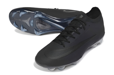 Unisex Nike Air Zoom Mercurial Vapor 17 Elite FG Firm Ground Low-Tops Football Boots - Black/Triple Black/Matte Black