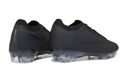 Unisex Nike Air Zoom Mercurial Vapor 17 Elite FG Firm Ground Low-Tops Football Boots - Black/Triple Black/Matte Black