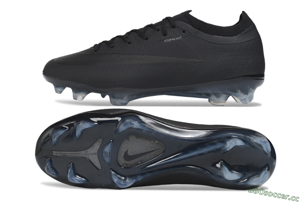 Unisex Nike Air Zoom Mercurial Vapor 17 Elite FG Firm Ground Low-Tops Football Boots - Black/Triple Black/Matte Black 1