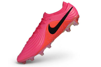 Men's Nike Tiempo Legend 11 Elite AG Artificial Grass Low-Tops Football Boots - Pink/Hyper Pink/Sunset Glow