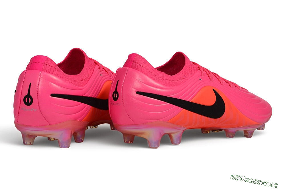 Men's Nike Tiempo Legend 11 Elite AG Artificial Grass Low-Tops Football Boots - Pink/Hyper Pink/Sunset Glow 7