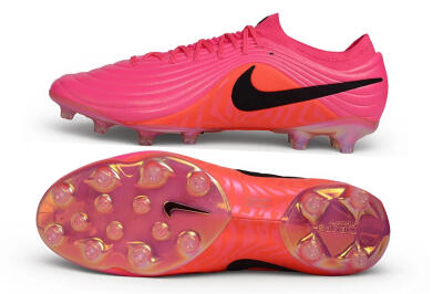 Men's Nike Tiempo Legend 11 Elite AG Artificial Grass Low-Tops Football Boots - Pink/Hyper Pink/Sunset Glow