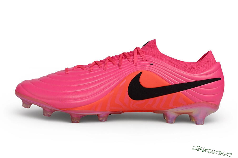 Men's Nike Tiempo Legend 11 Elite AG Artificial Grass Low-Tops Football Boots - Pink/Hyper Pink/Sunset Glow 0